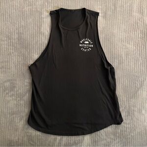 Black Sleeveless Tank Top